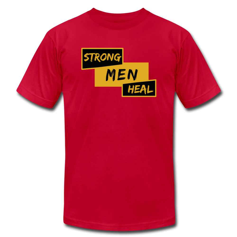 Strong Men Heal - Short Sleeve T-Shirt (Unisex) - red