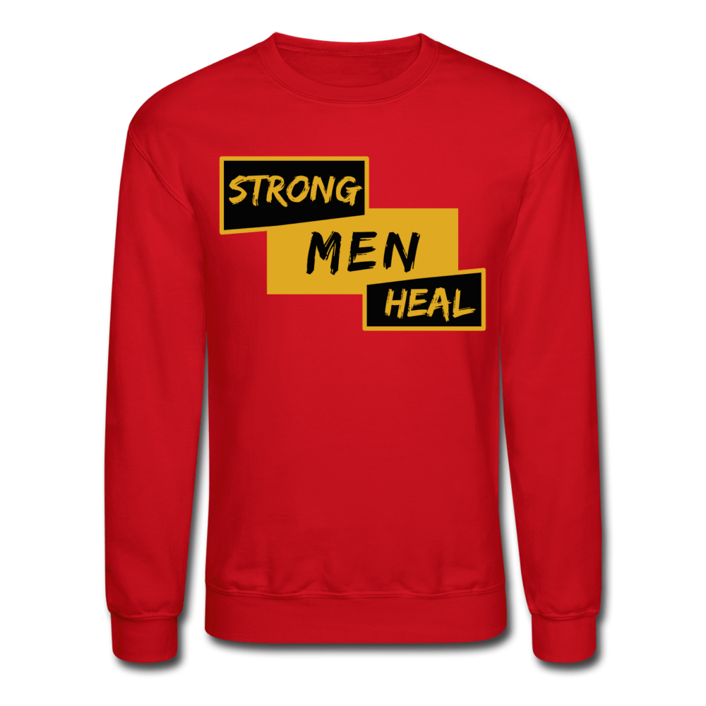 Strong Men Heal - Mental Health Sweatshirt (Unisex) - red